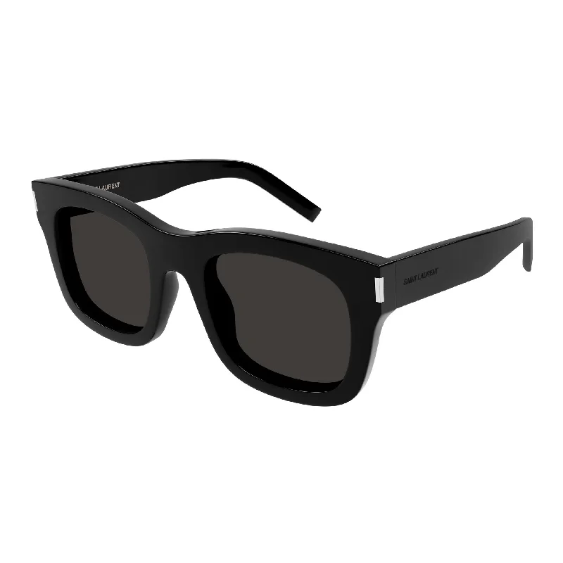 Mirrored lens sunglasses-Saint Laurent SL 650 Monceau 001 Black