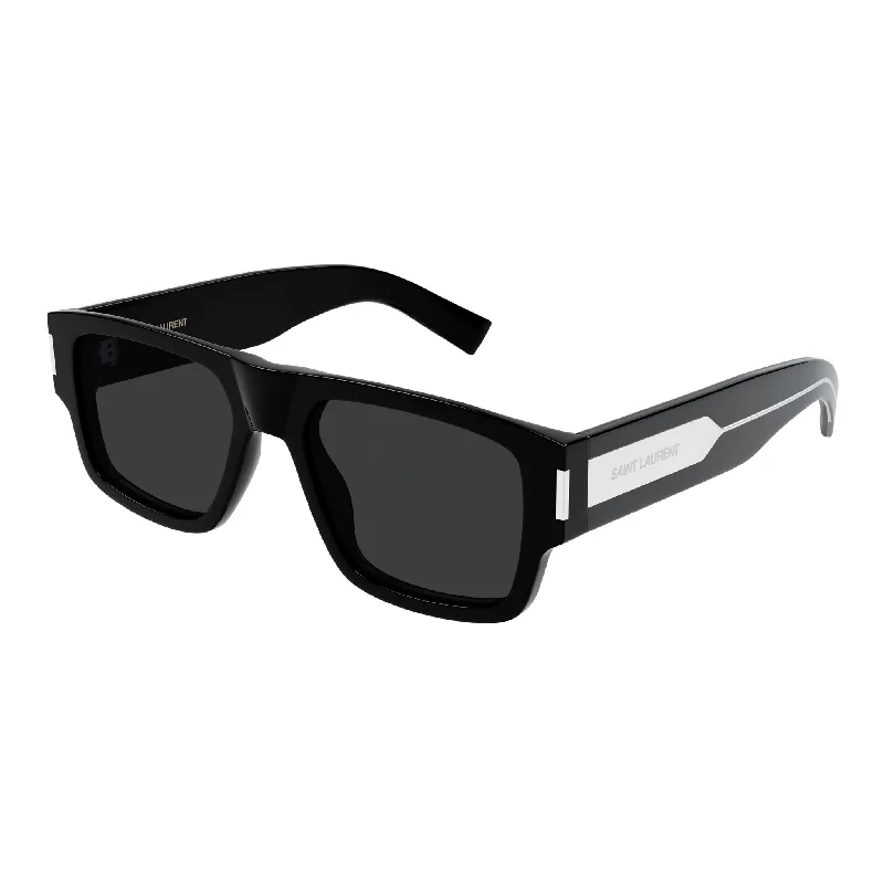 Matte finish sport sunglasses-Saint Laurent SL 659 001 Black