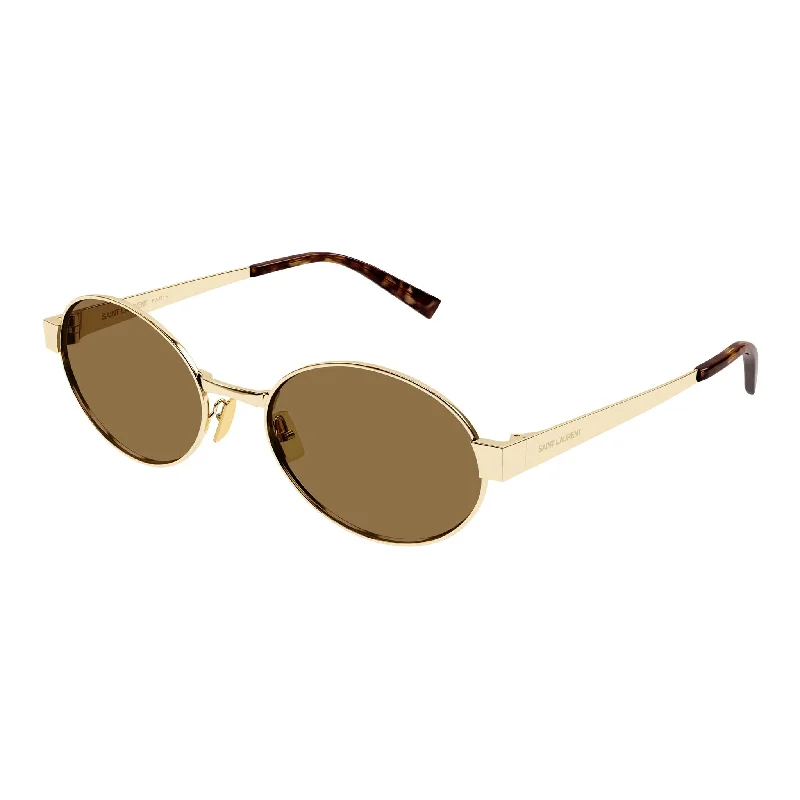 Tortoise shell sport sunglasses-Saint Laurent SL 692 004 Gold Brown