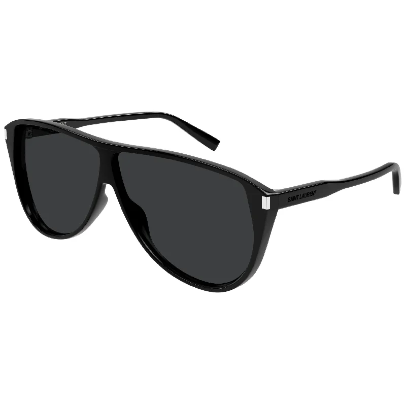 Anti-glare wayfarer sunglasses-Saint Laurent SL 731 Gaspar 002 Black