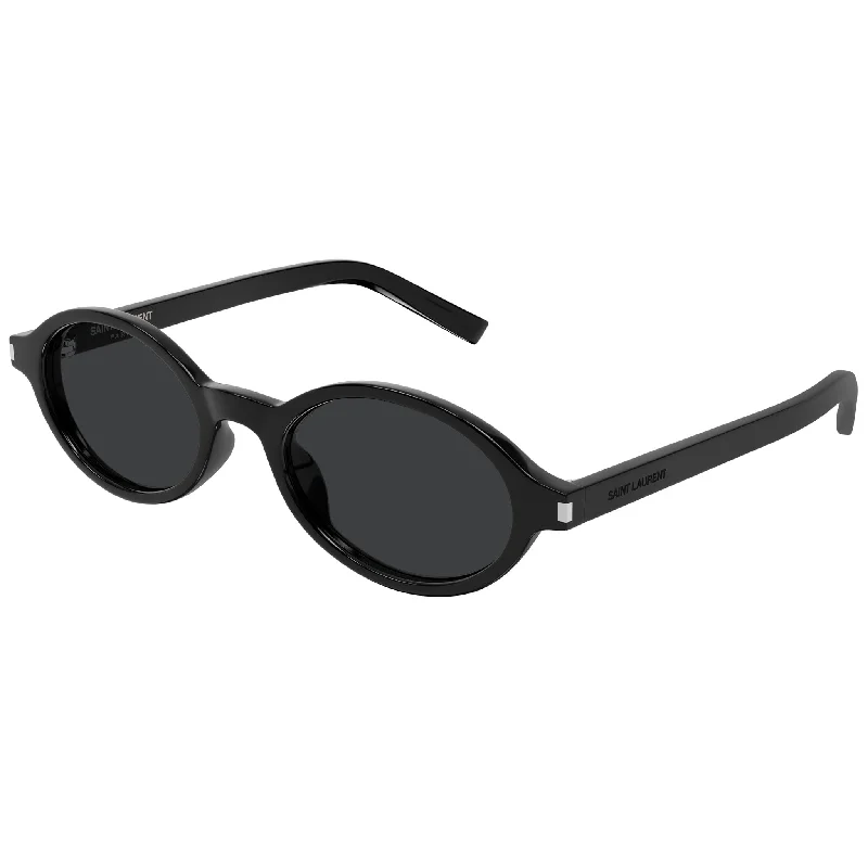 Oversized mirrored sunglasses-Saint Laurent SL 751 001 Jeane Black