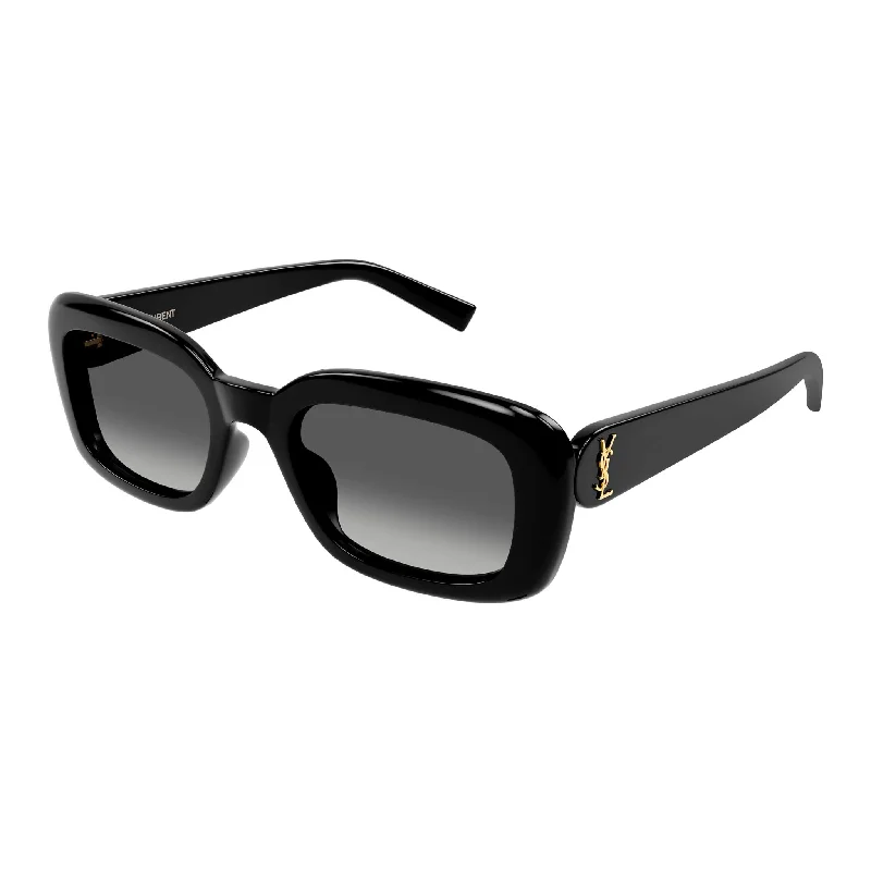 Reflective lens wayfarers-Saint Laurent SL M 130 002 Black Gold