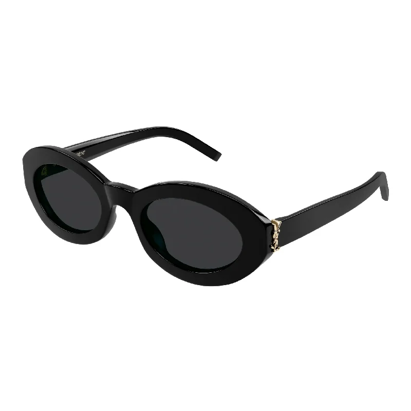 Oversized square sunglasses-Saint Laurent SL M 136 001 Black