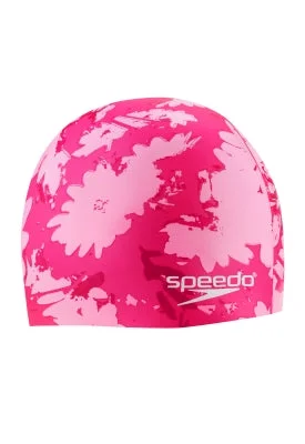 SPEEDO Breaststroke 4 Hope Graphic Daisy Silicone Cap