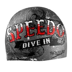 SPEEDO Slinging Ink Silicone Swim Cap