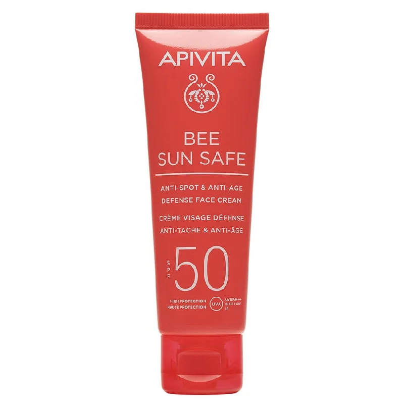 SPF50 Anti-Pigmentation & Anti-Aging Face Cream 50ml Bee Sun Safe Apivita