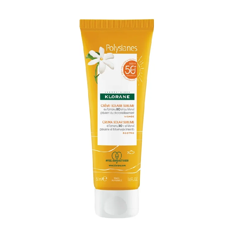 Sunscreen Spf50+ Face Cream 50ml Polysianes Klorane