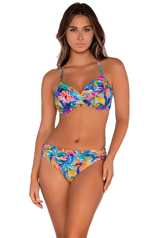 Strapless floral bikini-Sunsets Alegria Crossroads Underwire