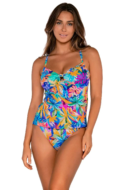 Leopard print bikini set-Sunsets Alegria Maeve Tankini