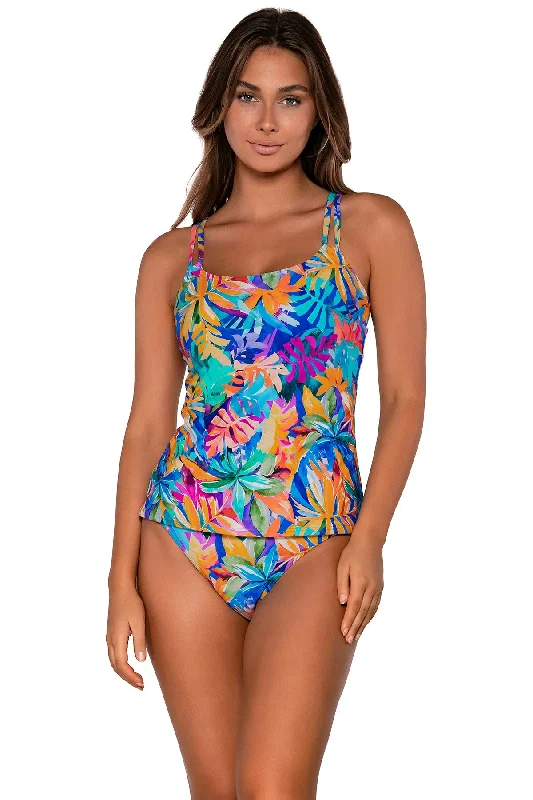 Side-cut bikini bottom-Sunsets Alegria Taylor Tankini