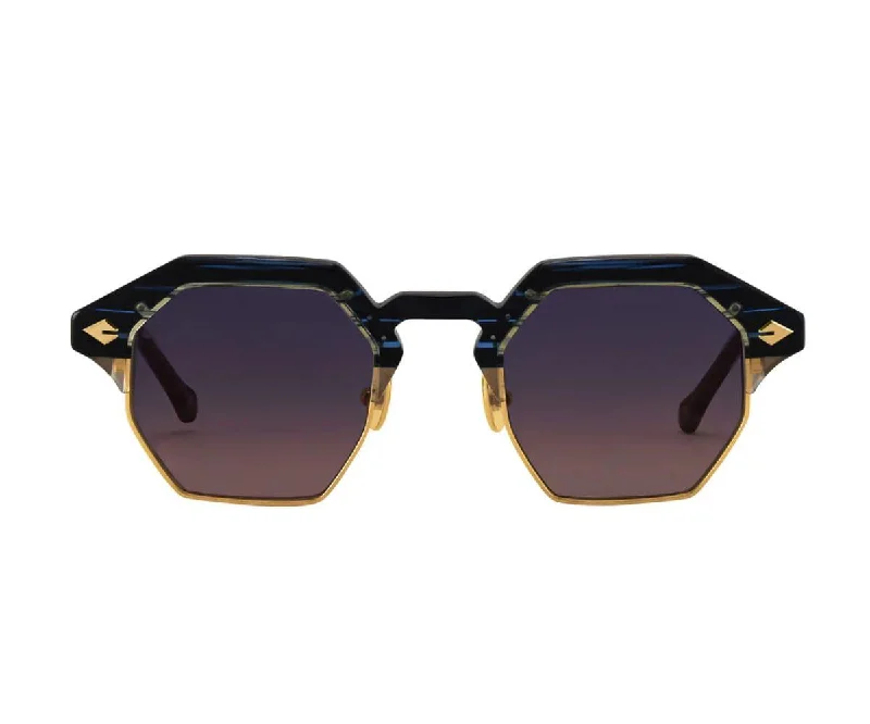 Gradient round sunglasses-GULLWING PORT 47