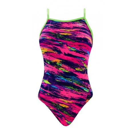 THE FINALS Women's Funnies Foil Sassy Wing Back Swimsuit