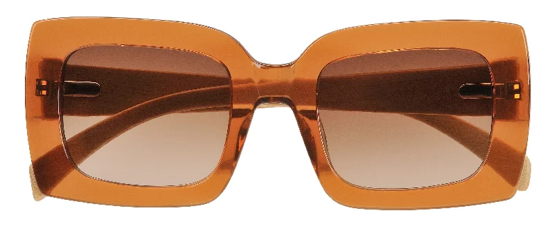 Gradient lens aviators-TIDE - Crystal Clay