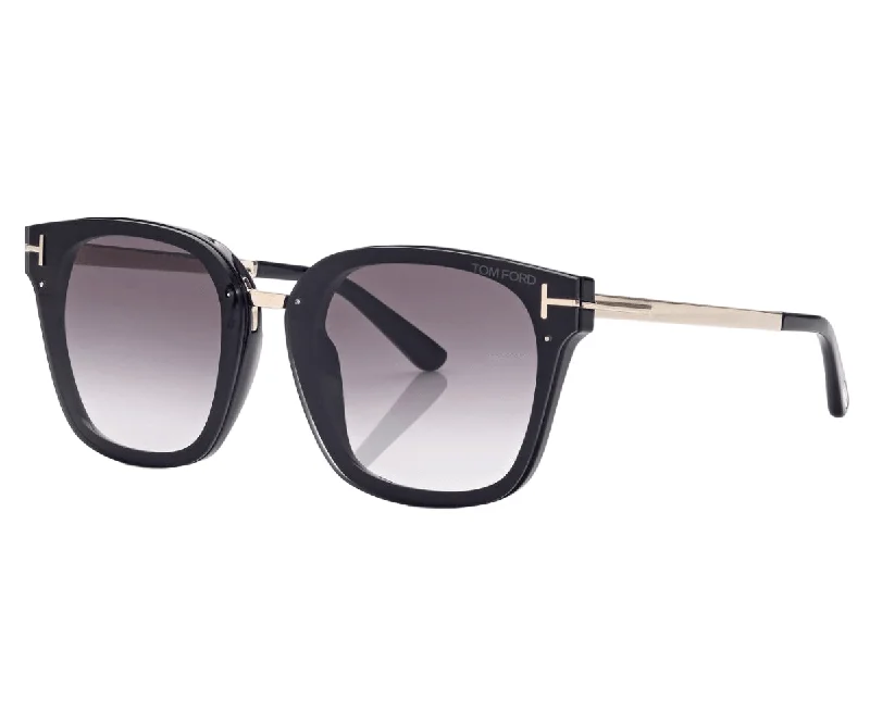 Tortoiseshell wraparound sunglasses-PHILIPPA 1014 01B 68