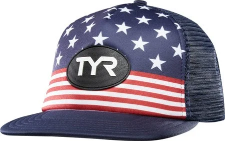 TYR Flat Brim Usa Hat