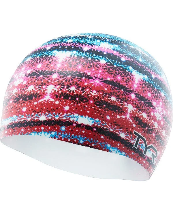 TYR Glitz Graphic Swim Cap