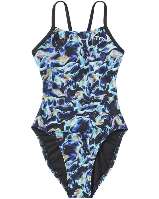 TYR Women's Energia Cut Out Swimsuit - Youth