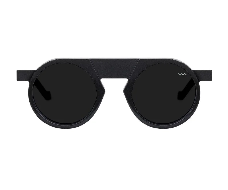 Oversized gradient sunglasses-BL0031 BLACK MATTE 53