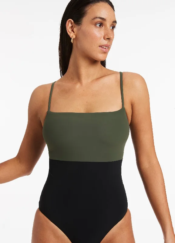 Versa Tank One Piece - Olive