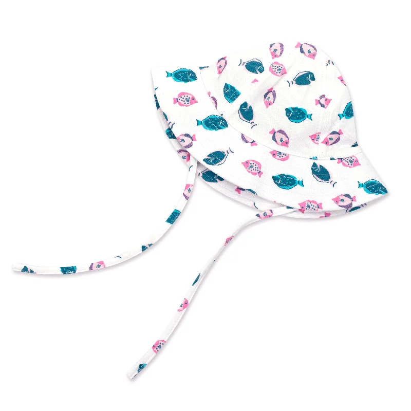 Tropical Fish Organic Cotton Sun Hat